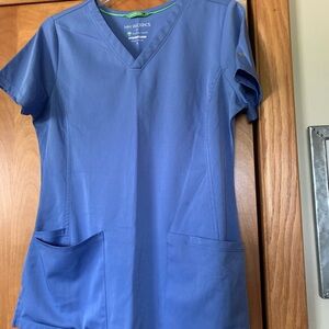 HH Works Blue Scrub Top